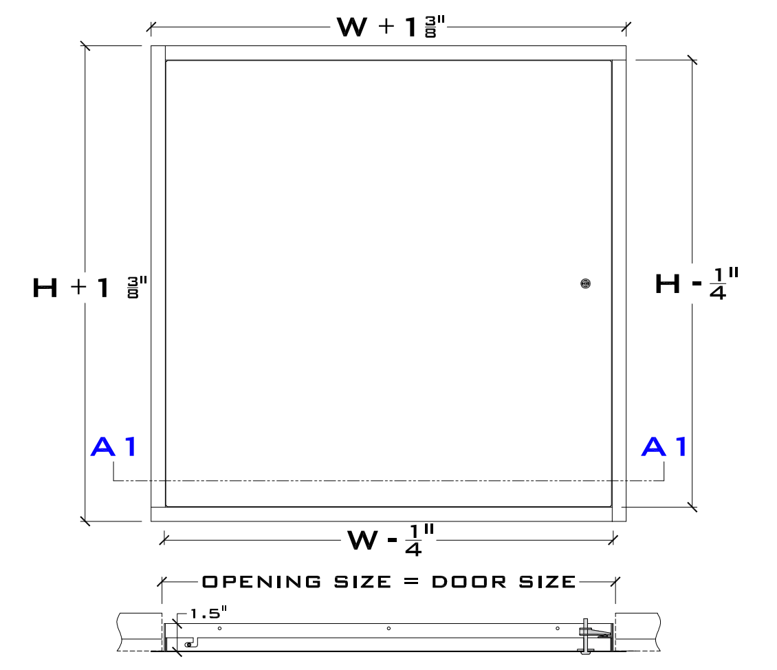 Non-Fire Rated Access Door