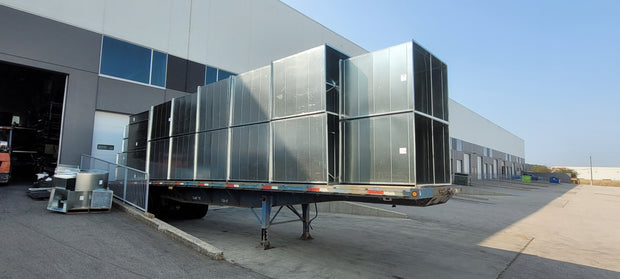 Ductwork Loaded On Trailer